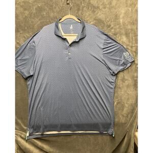 Johnnie-O Featherweight Polo Shirt Men's XXL UPF 50 Sun Protect Golf Resort Wear
